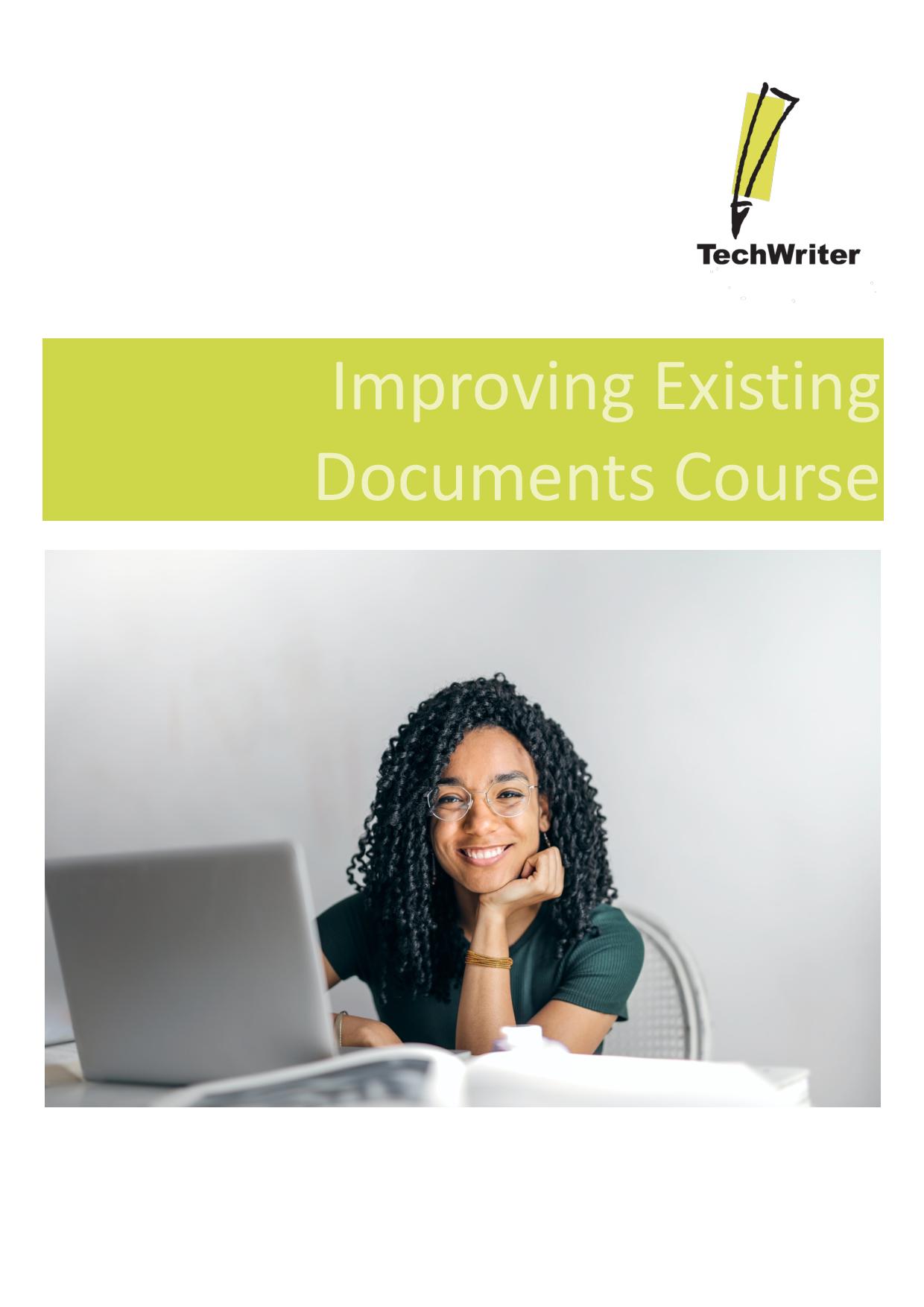 Improving Existing Documents Course